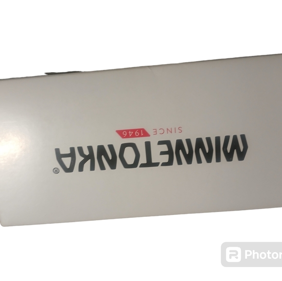 Minnetonka Women's Cally Moccasin Sz 10 NWT/NIB COLOR - Cream Mosaic - Picture 9 of 9